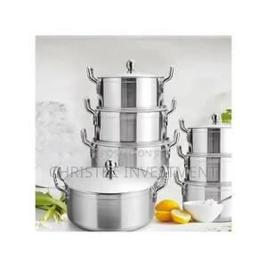 Tornado 7 In1 Cooking Pot 7pieces Aluminum Pot Set