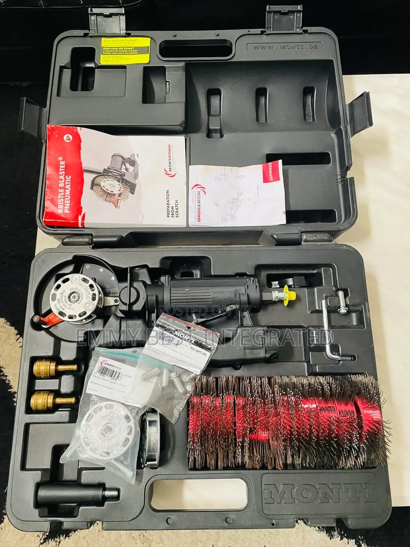 Monti Bristle Blaster Pneumatic Kit