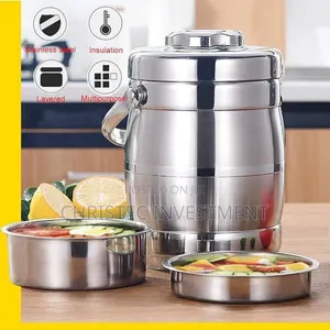 2 L Stainless Steel Double Wall Keet Hot For Long Good Hands Pan