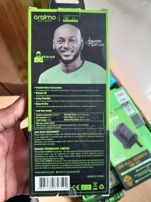 Oraimo Senior (Oeb-E34s) Single Ear Bluetooth Headset