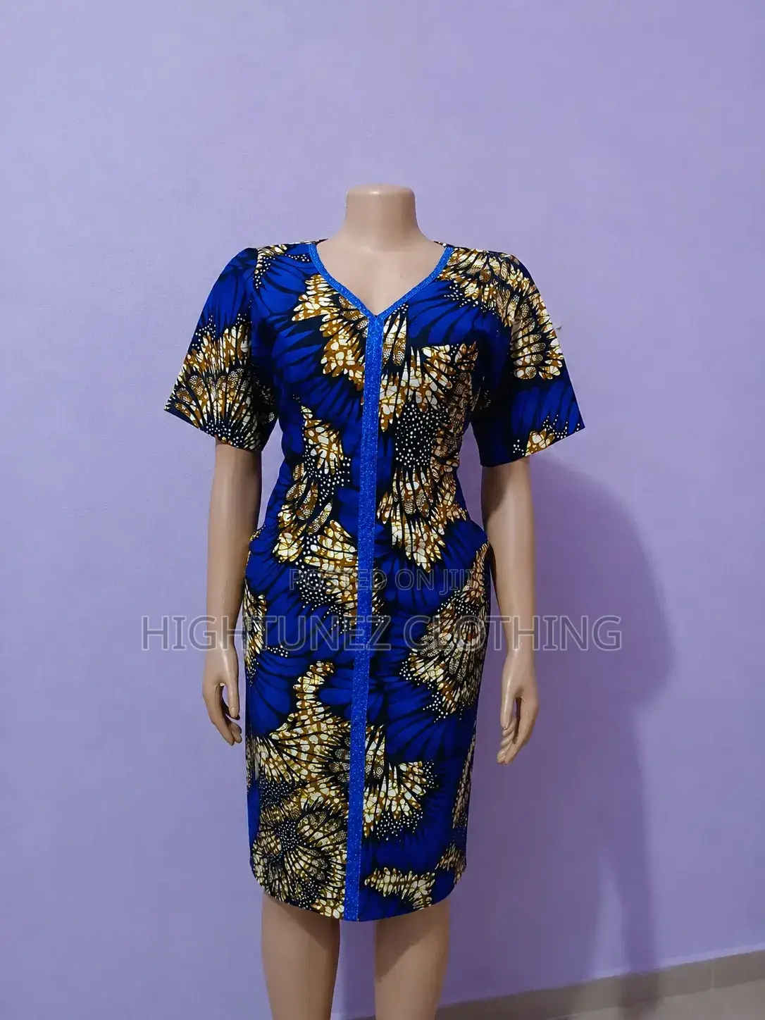 Ankara Fitted Gown