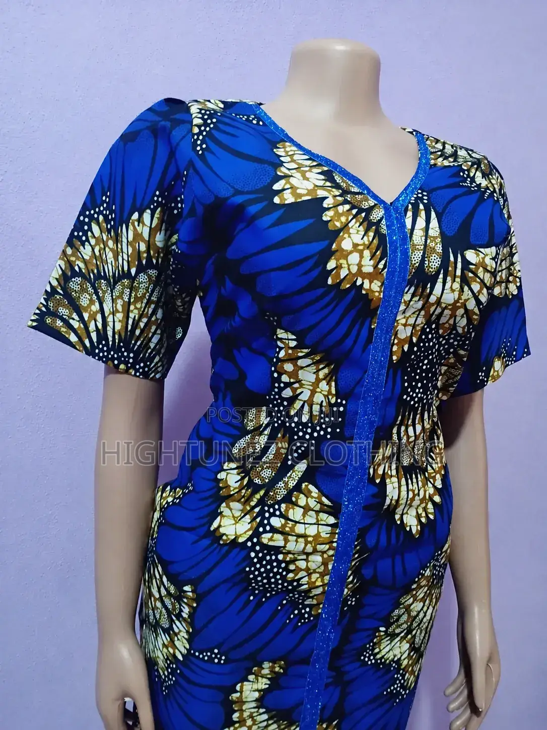 Ankara Fitted Gown