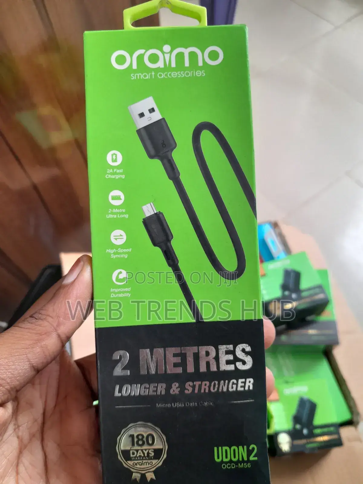 Oraimo Udon 2 Micro-Usb Cable | Ultra-Durable Tangle-Free