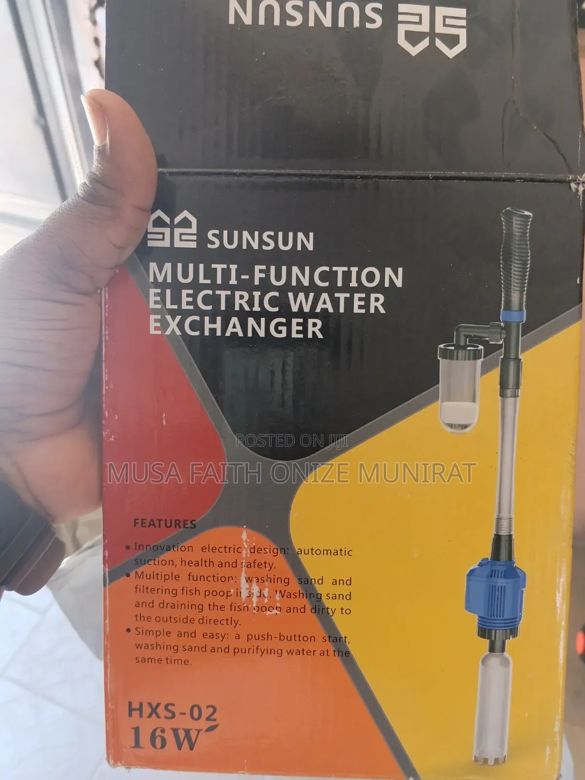 Sunsun HXS-02 Multi-Function Electric Water Exchanger