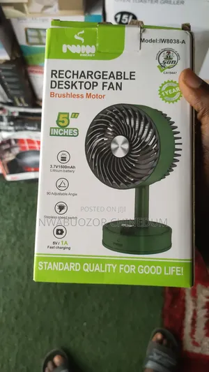 Rechargeable Desktop Fan