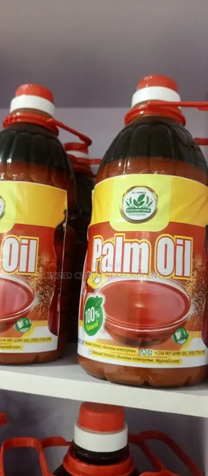 Pure Quality Traditional Red Palm Oil Very Clean, 2 Liters