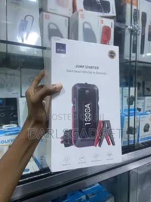 Wiwu 10000mah Car Jump Starter 37w Power Bank Led Booster Quick Starts