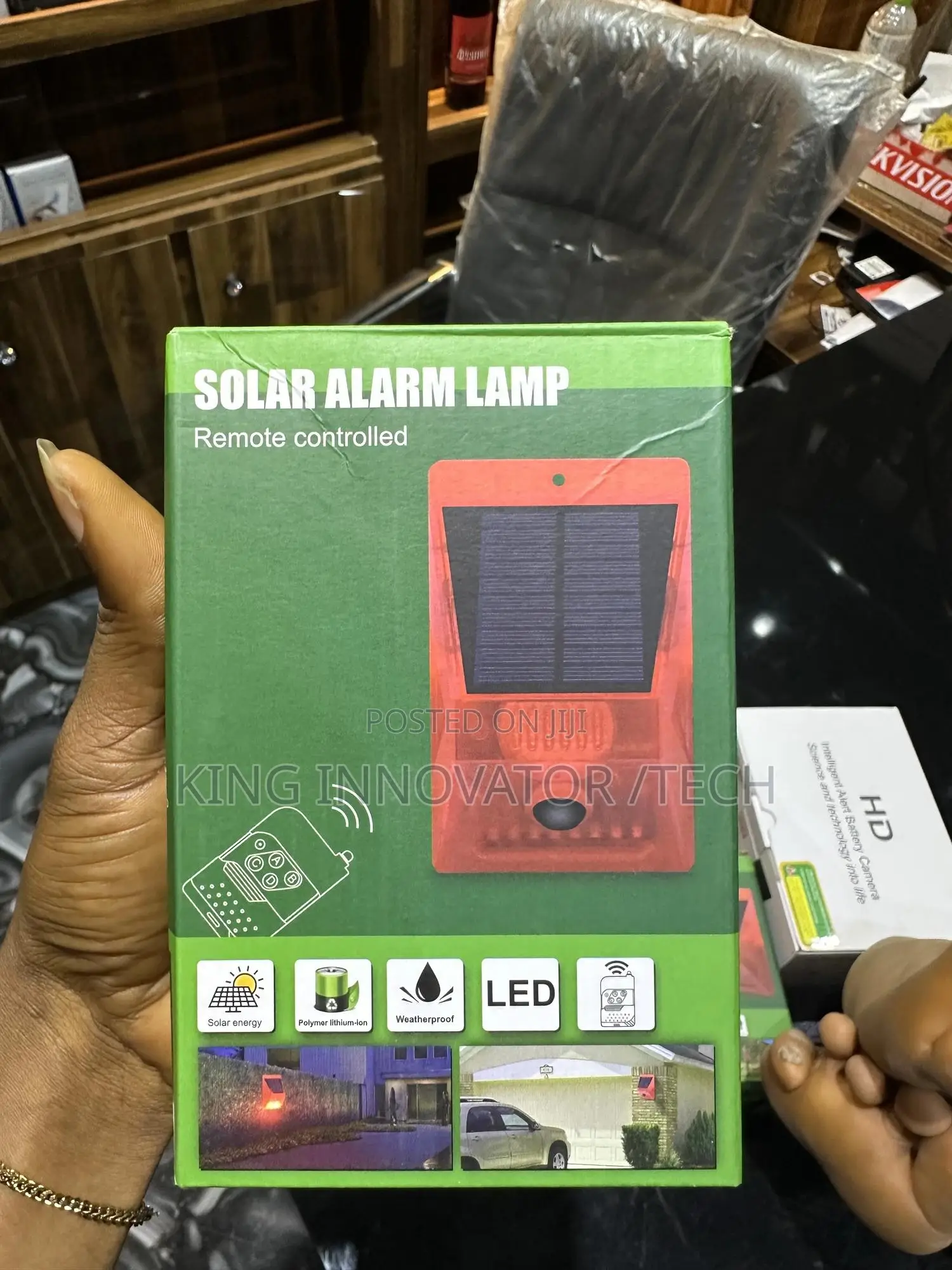Solar Alarm Lamp