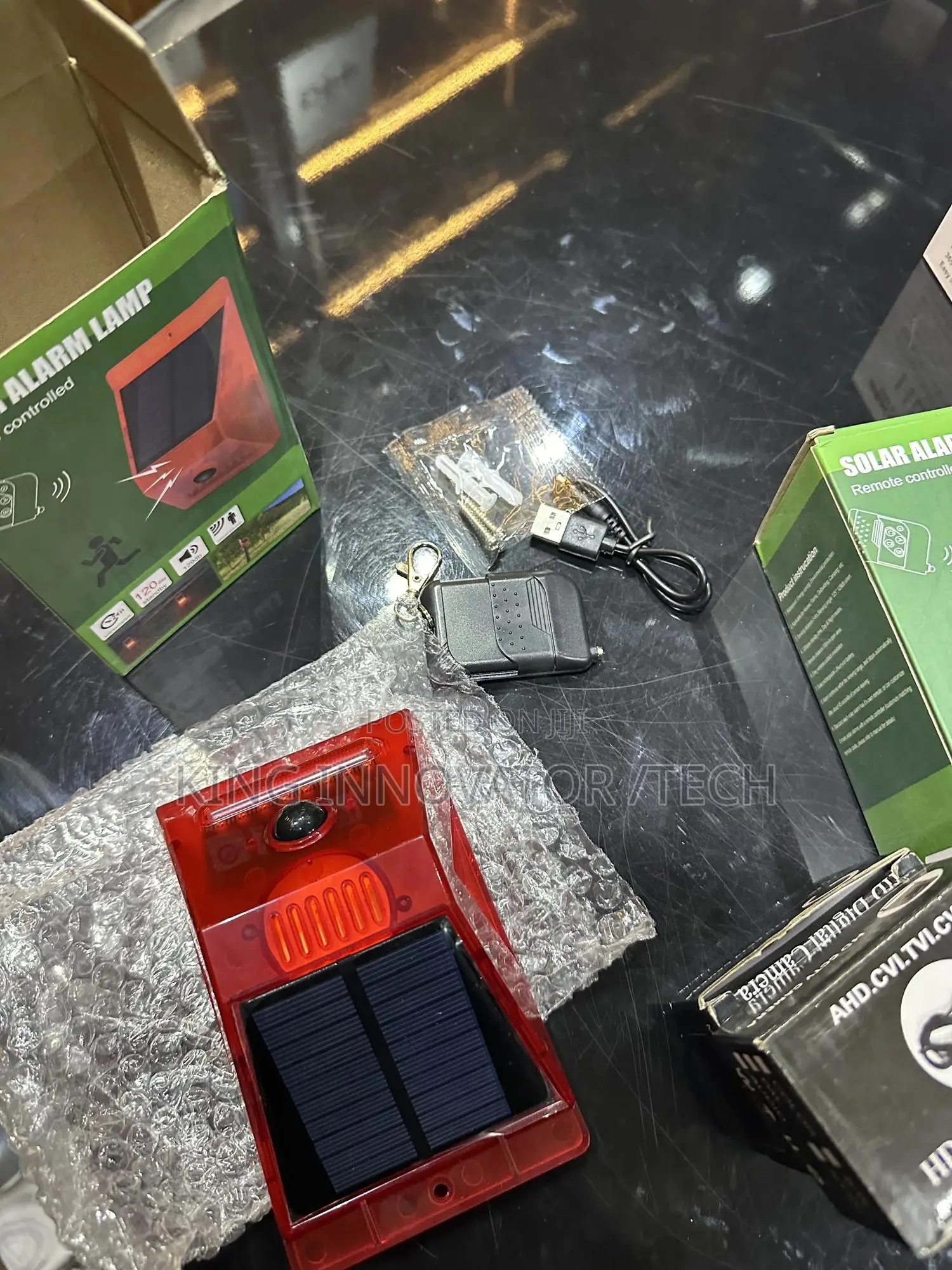 Solar Alarm Lamp