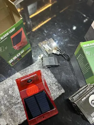 Solar Alarm Lamp