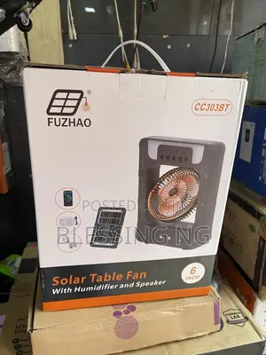 Solar Table Fan