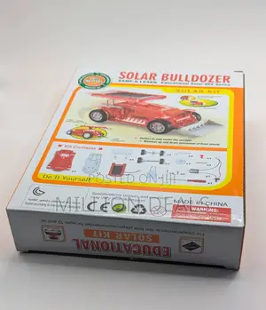 Solar Bulldozer Kid Toy Ages 10+