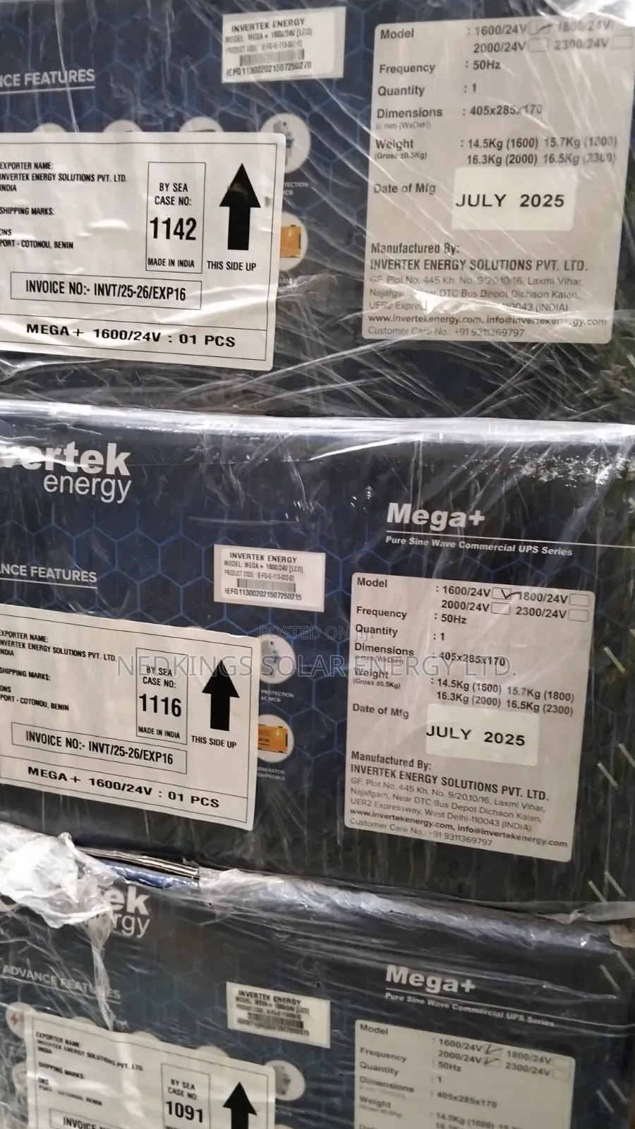 1.6kva 24v Invertek Inverter