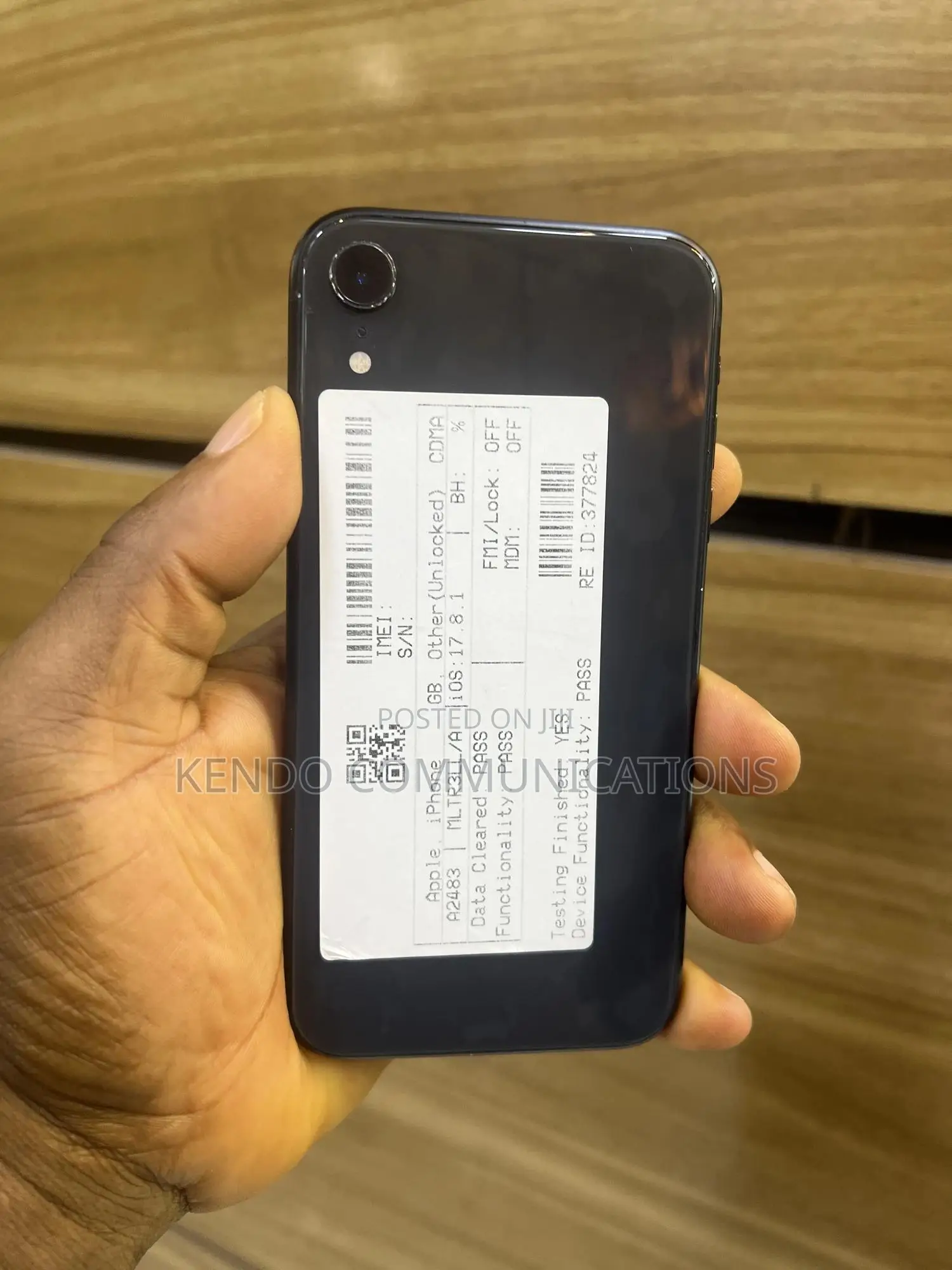Apple iPhone XR 64 GB Black
