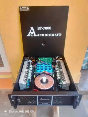 Audio Craft Et7000 Amplifier