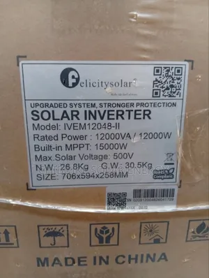 Felicity Solar Inverter Hybrid 12kva/48v