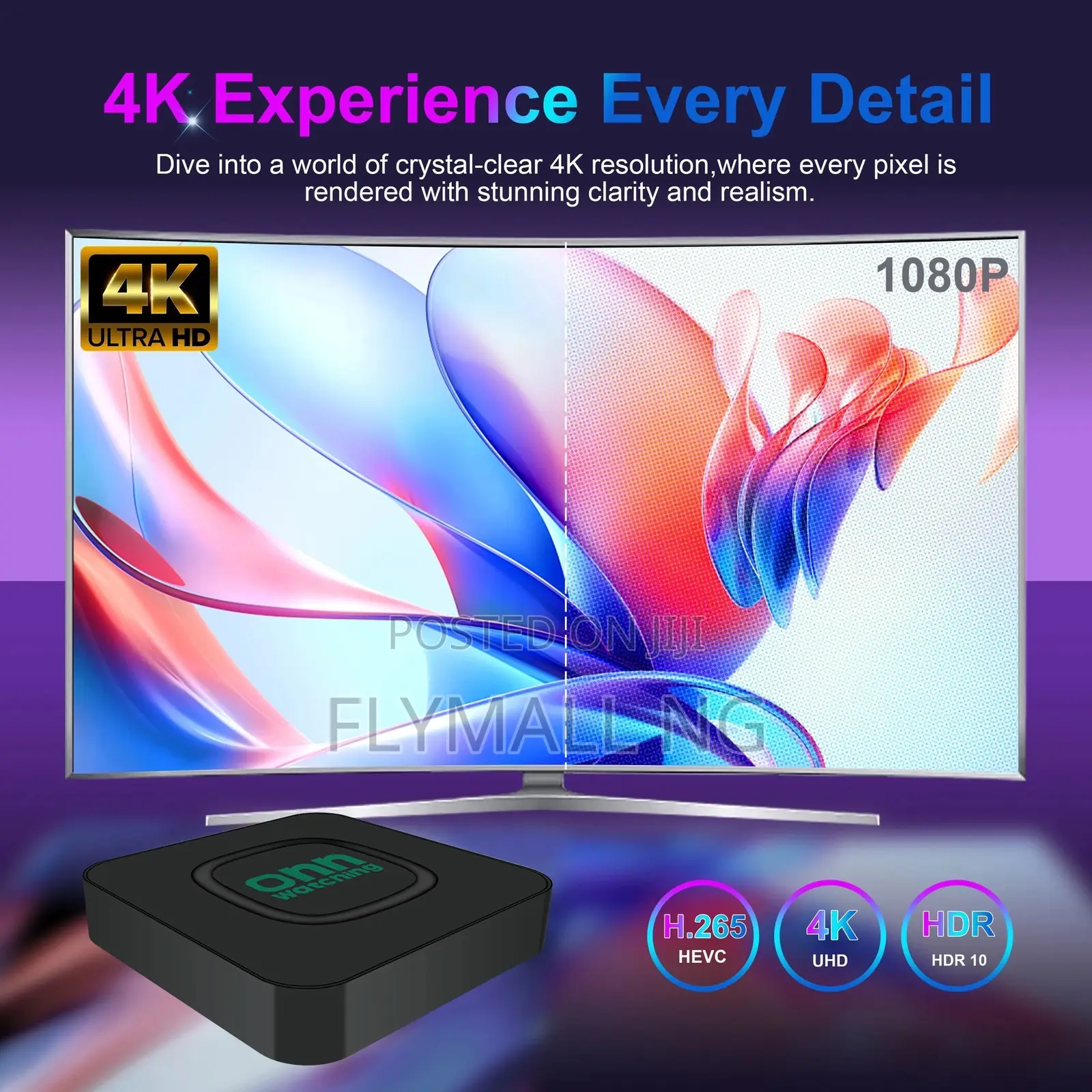 Onn Wifi Google Android Tv Box Streaming Box