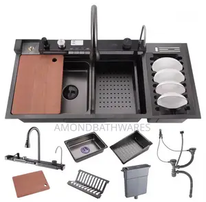 Kitchen Sink With Plate Rack