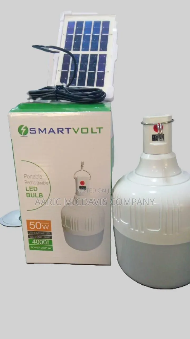 Smartvolt Bulb Solar 50 Watt Rechargeable