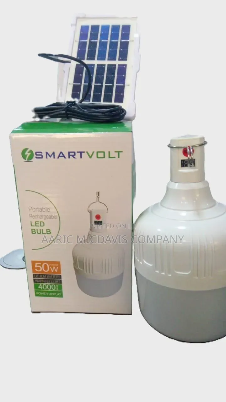 Smartvolt Bulb Solar 50 Watt Rechargeable
