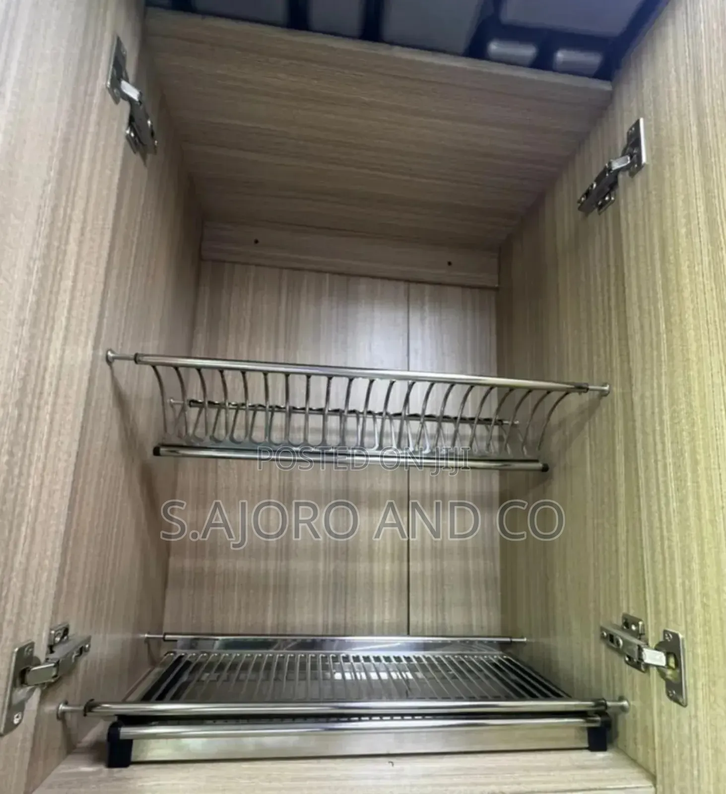 Kitchen Accessories Upper Plate Rack, Built-in Drawer Plate Rack