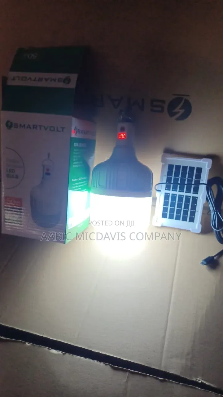 Smartvolt Bulb Solar 50 Watt Rechargeable