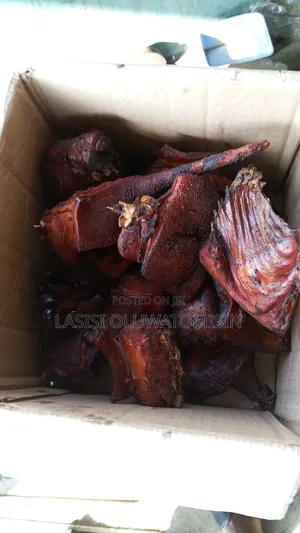 Dried Fresh Bushmeat And Dried Panla Fish