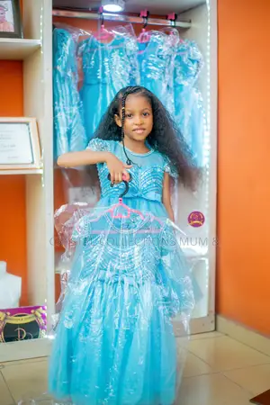 Luxury Princess Ball Dress for Girls 3–4 Years – Ready Made
