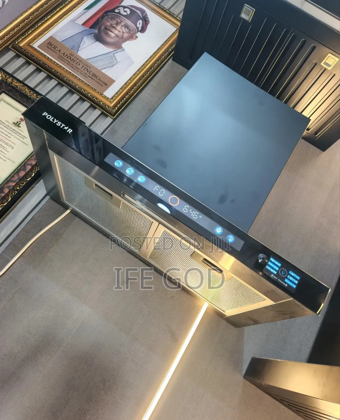 Original Polystar 60cm Voice Command Automatic Heat Extractor Copper