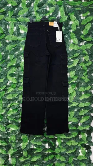 Ladies Baggy Cargo Jeans