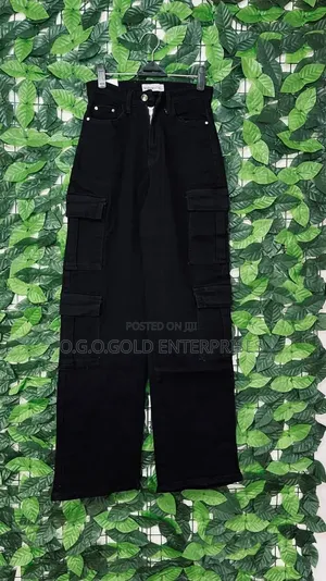 Ladies Baggy Cargo Jeans