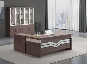 Premium Imported Luxury L-Shaped Executive Office Desk