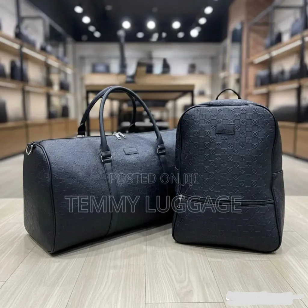 Versace Men's Duffle Bag With Backpack