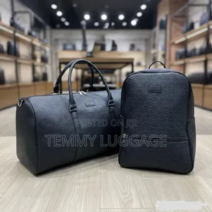 Versace Men's Duffle Bag With Backpack