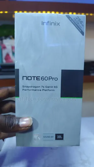 New Infinix Note 60 Pro 256 GB