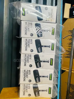 Shure Mv7x Podcast Microphone Black Colour