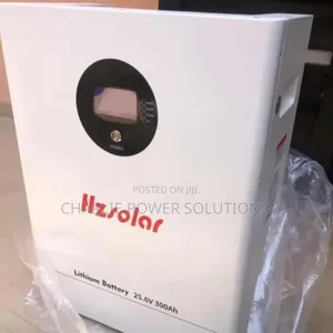 7.6kwh 24v Hzsolar Solar Lithium Battery