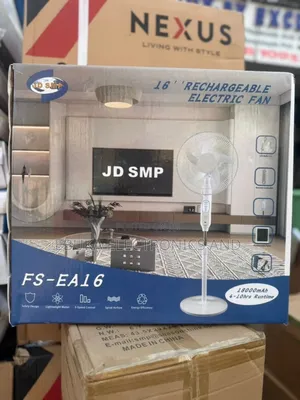 16 Inches Rechargeable Standing Fan SMP Solar Fan With Remote