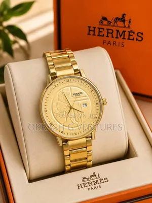 Hermes Gold Chain Watch