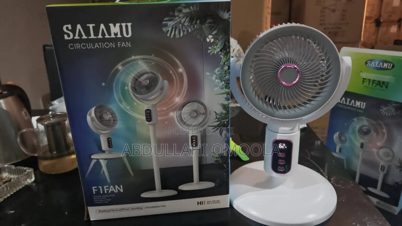 F1 Rechargeable Fan