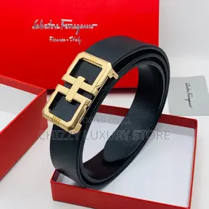 Salvatore Ferragamo Quality Luxury Men Genuine Leather Belt