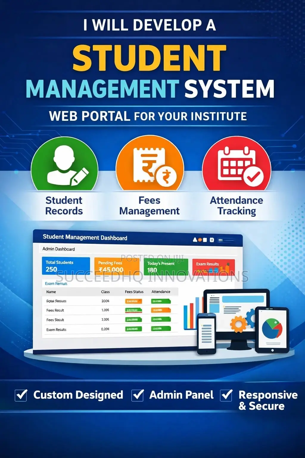 School Result Checker Student Management Portal
