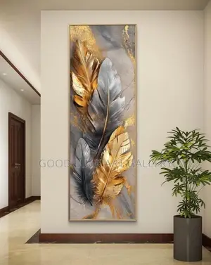 Gold Palm Leaves Wall Art