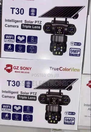 Solar Camera 3 Lens V380 Pro 4g