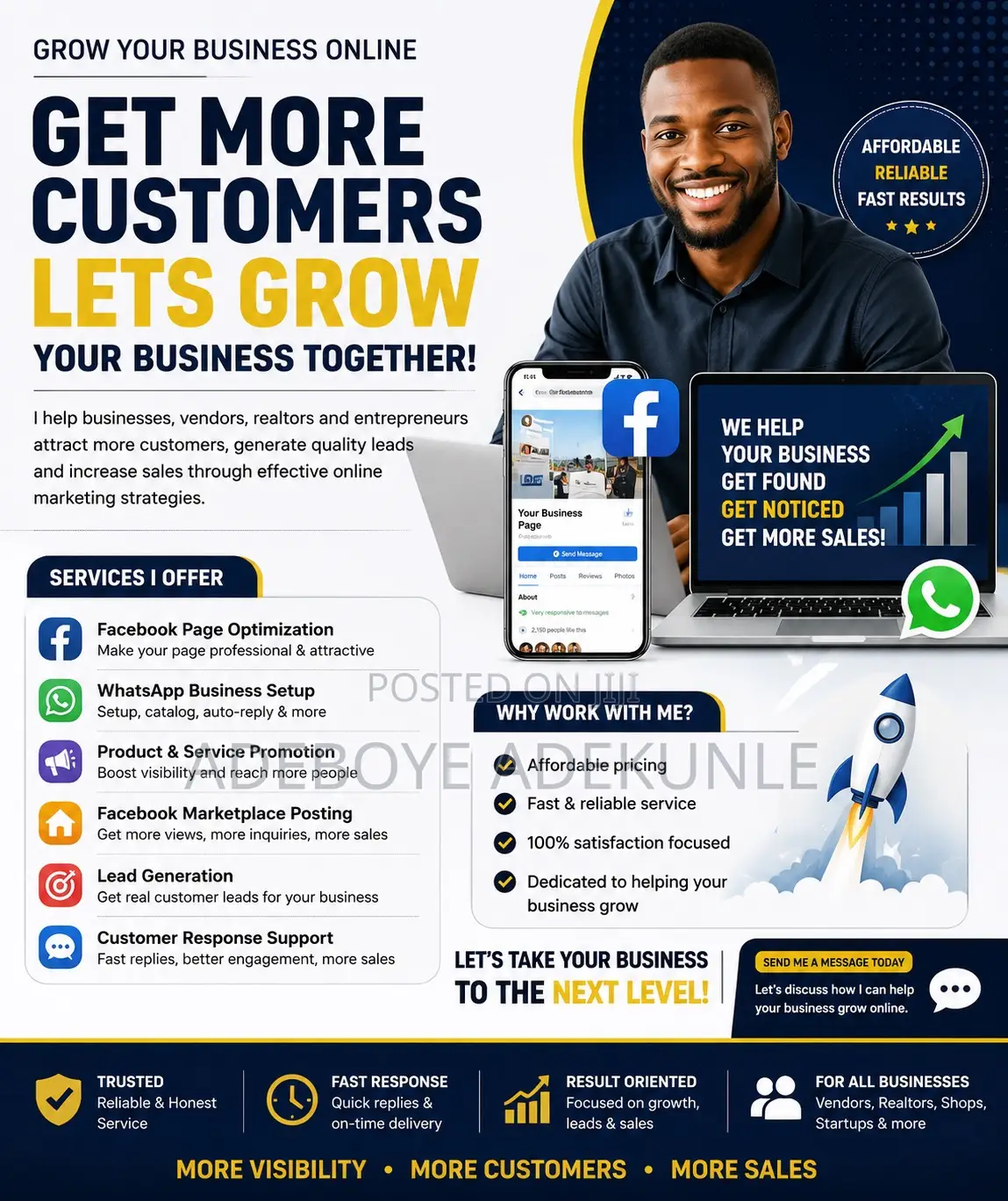 Online Business Visibility Customer Growth