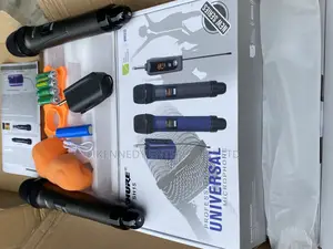 Universal Shure Double Handle Wireless Microphone