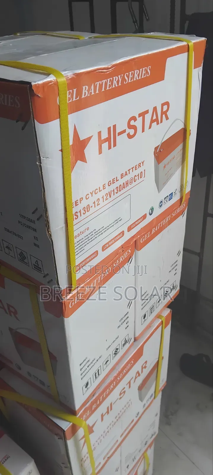 130amp Solar Gel Battery