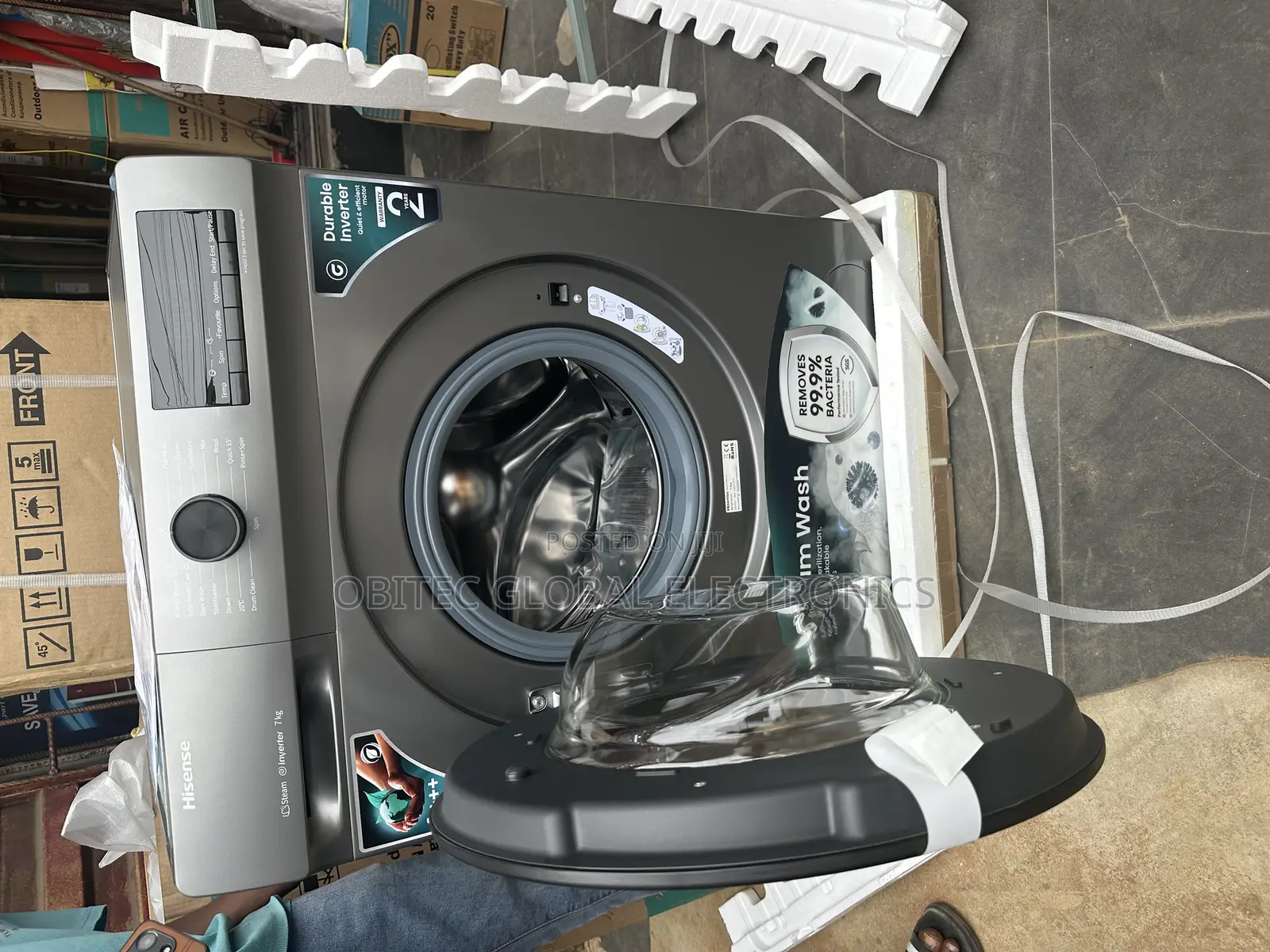 Hisense 7kg Front Loader Wash and Spin Inverter
