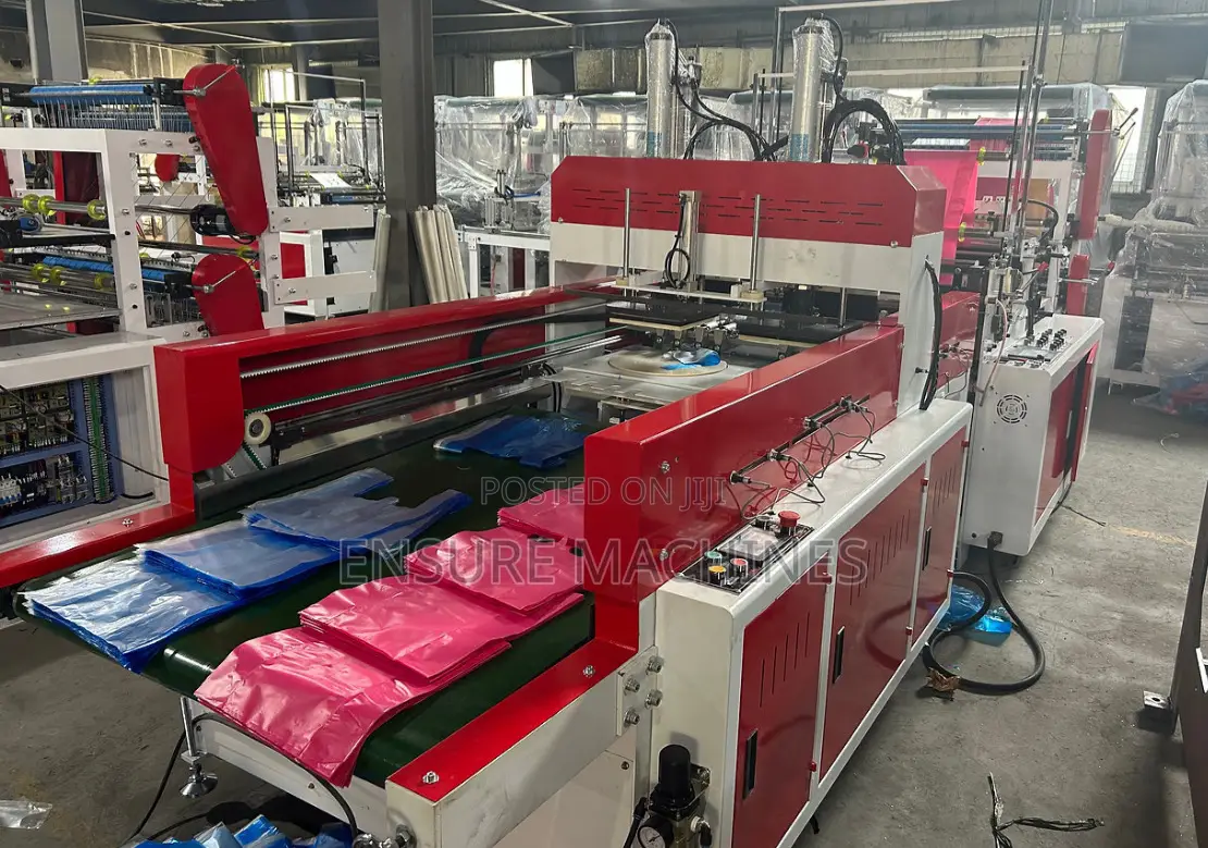Automatic Nylon Cutting Sealing and Punching - Nylon Making Machine