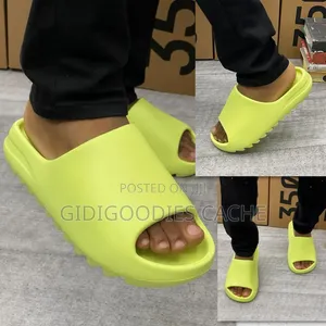 Beige Foam Platform Slide Sandals